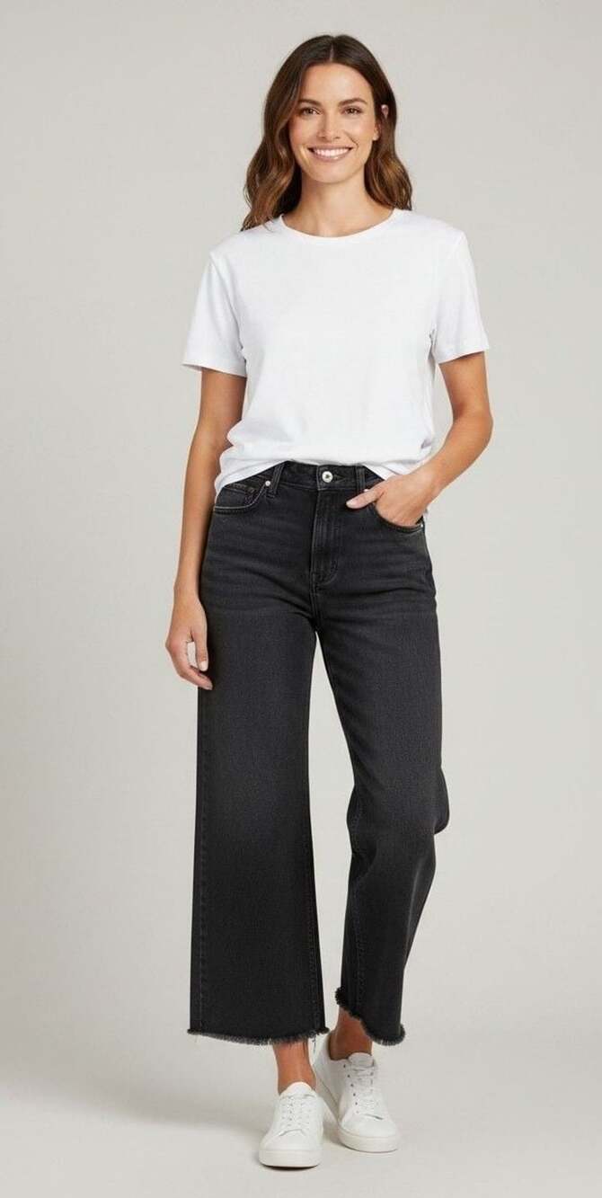 Nicole Miller New York Soho High Rise Wide Leg Jeans Sz 10